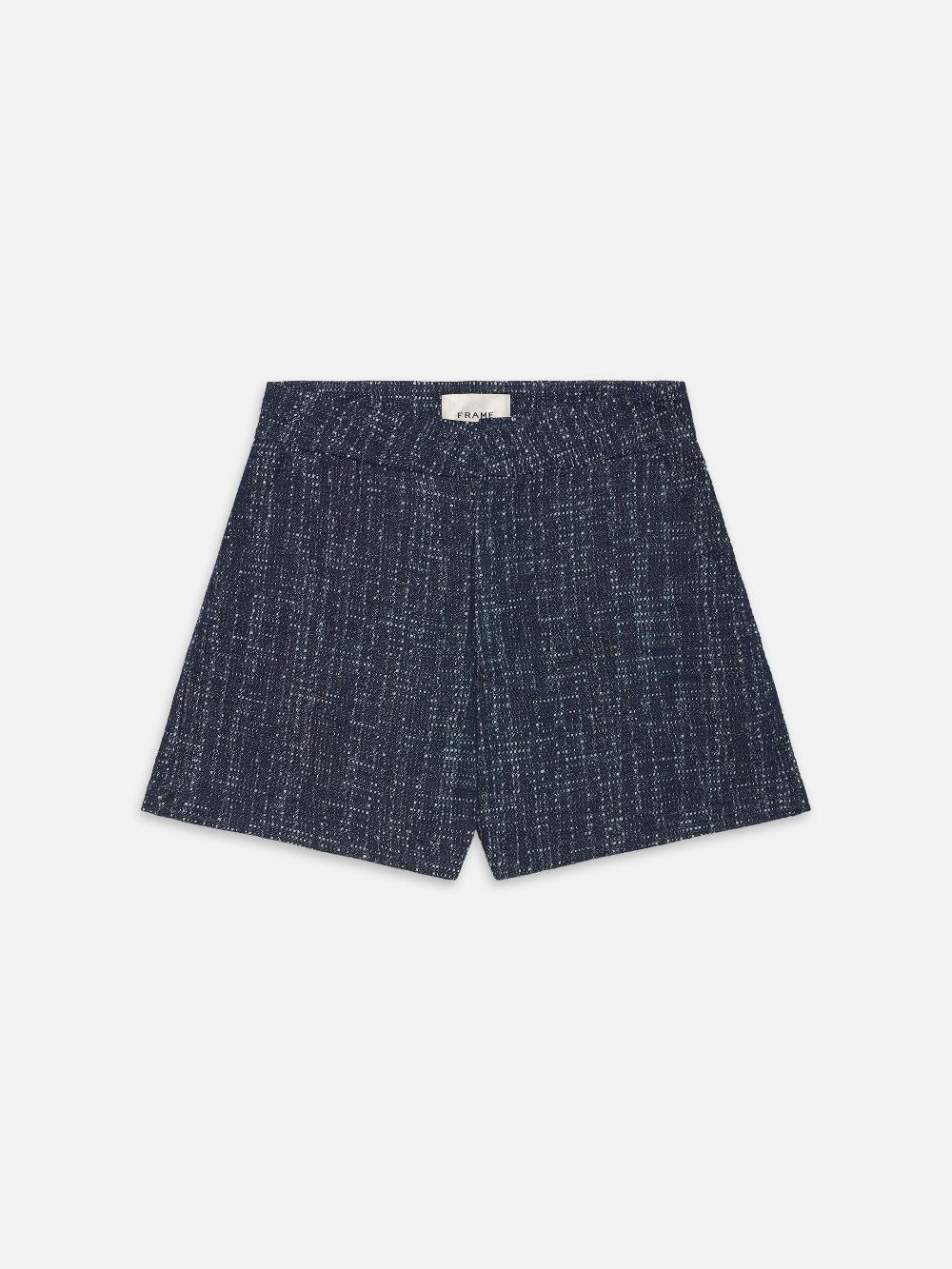 frame The Tweed Short in Indigo
