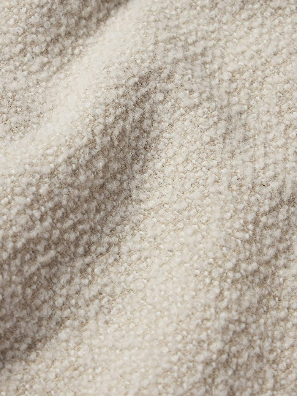 Frame Tweed Overshirt Jacket In Dove Tweed