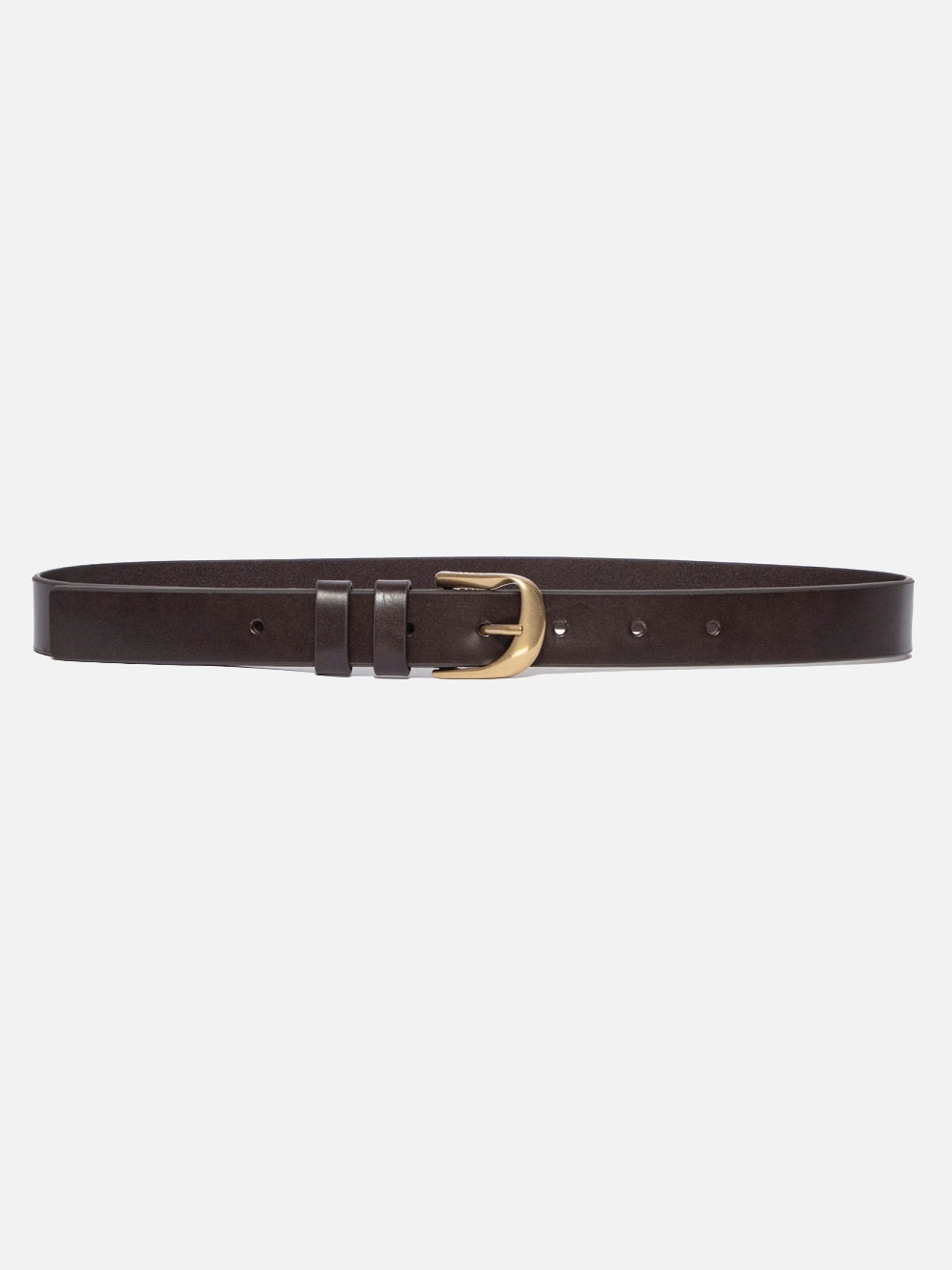 frame Twist Buckle Belt in Espresso
