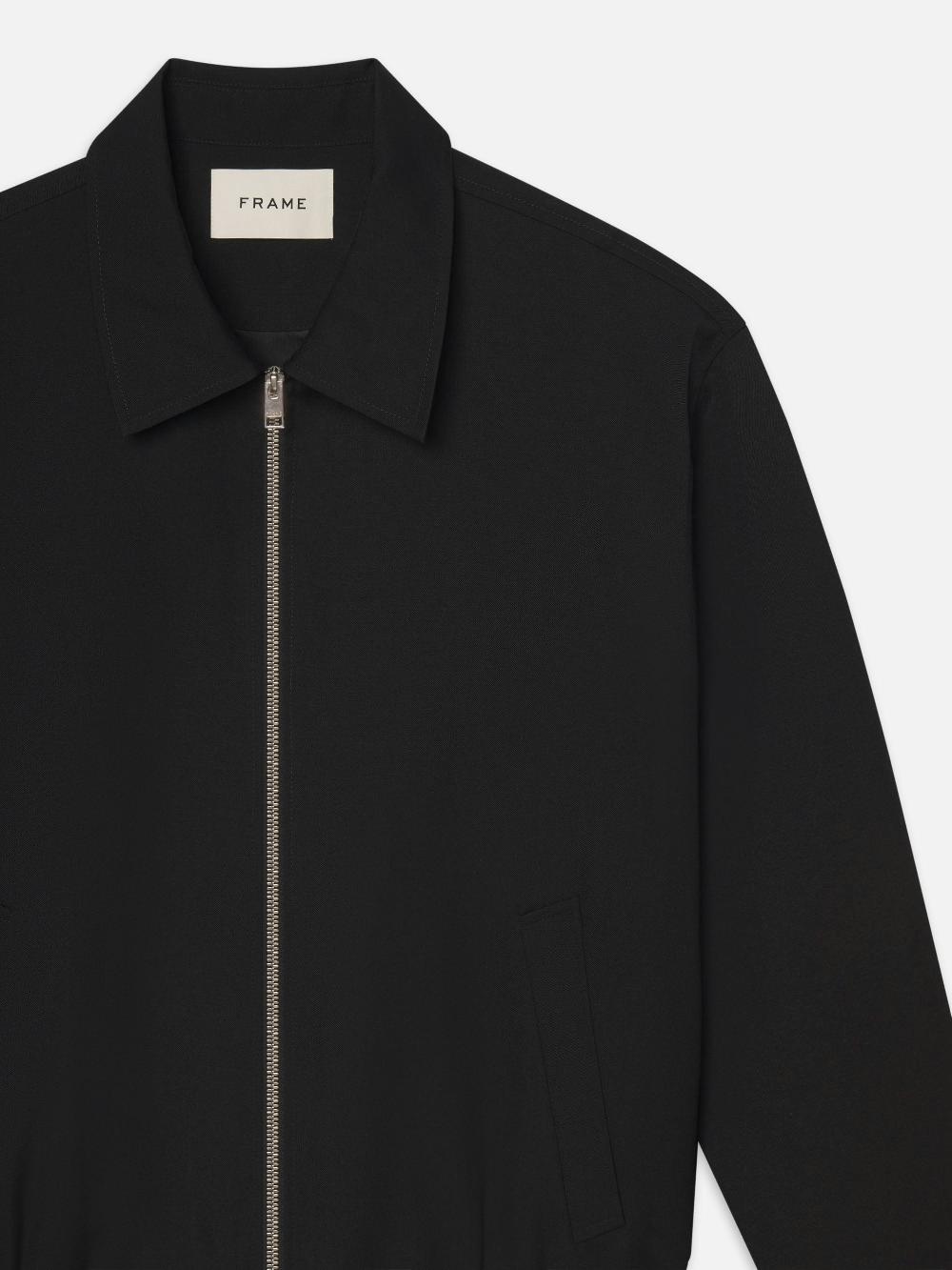 Frame Wool Blouson In Black