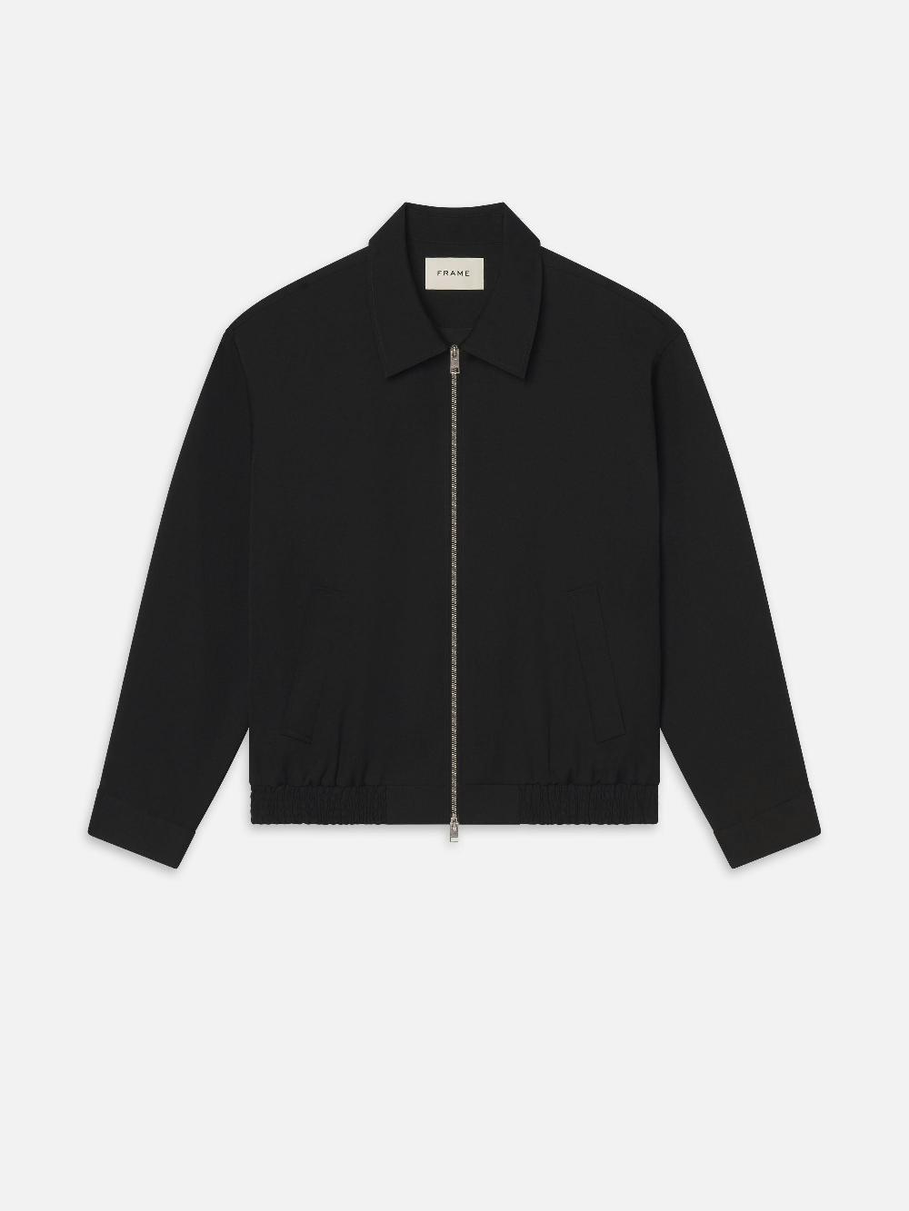 frame Wool Blouson in Black