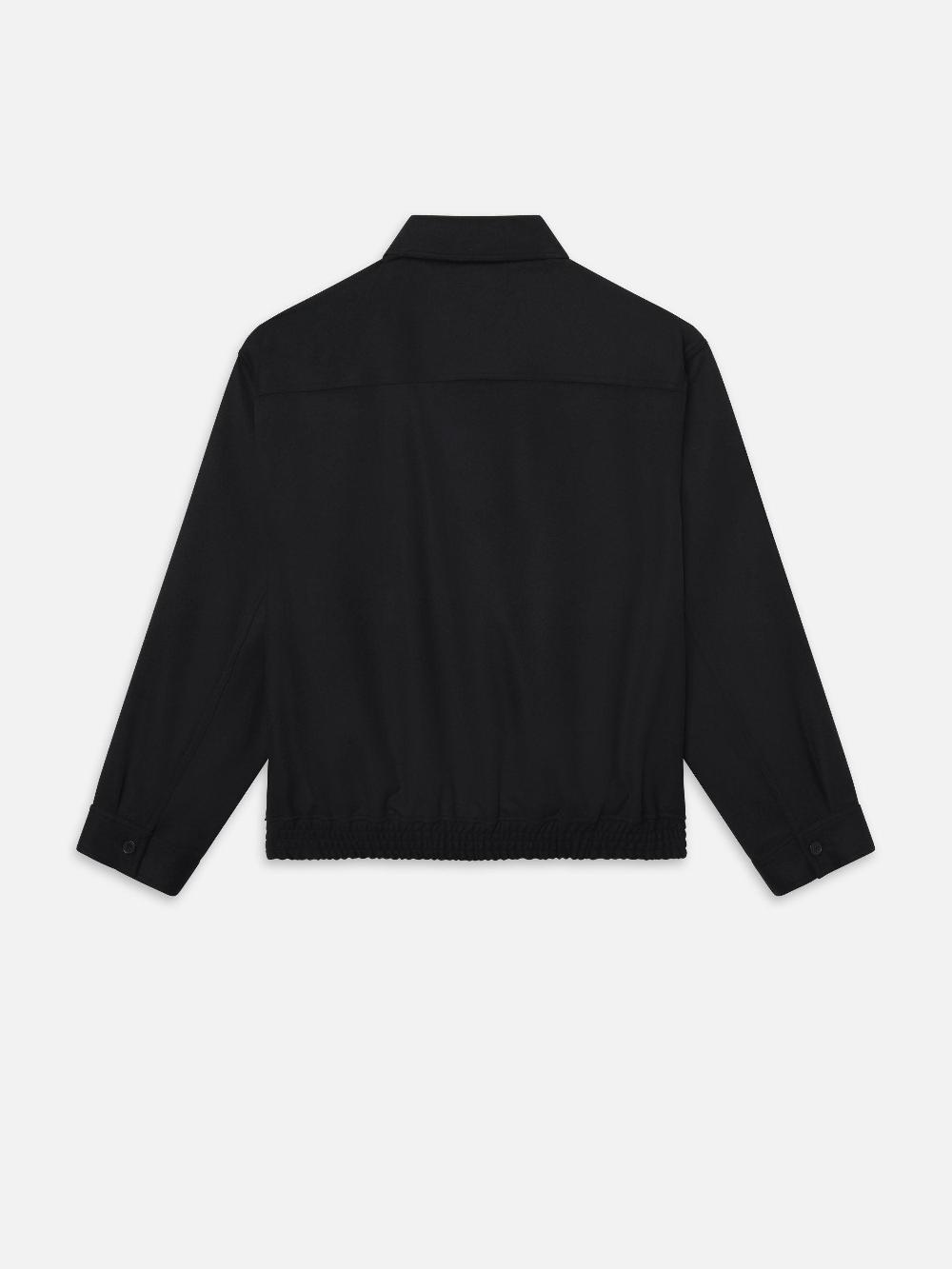 Frame Wool Cashmere Blouson In Black