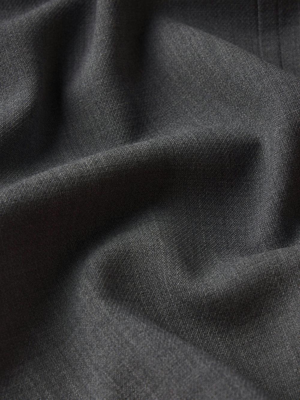 Frame Wool Chore Coat In Charcoal Grey