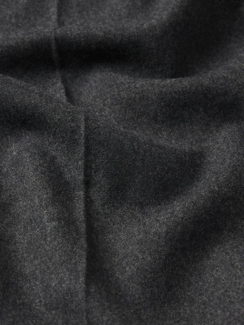 Frame Wool Trousers In Grey Melange