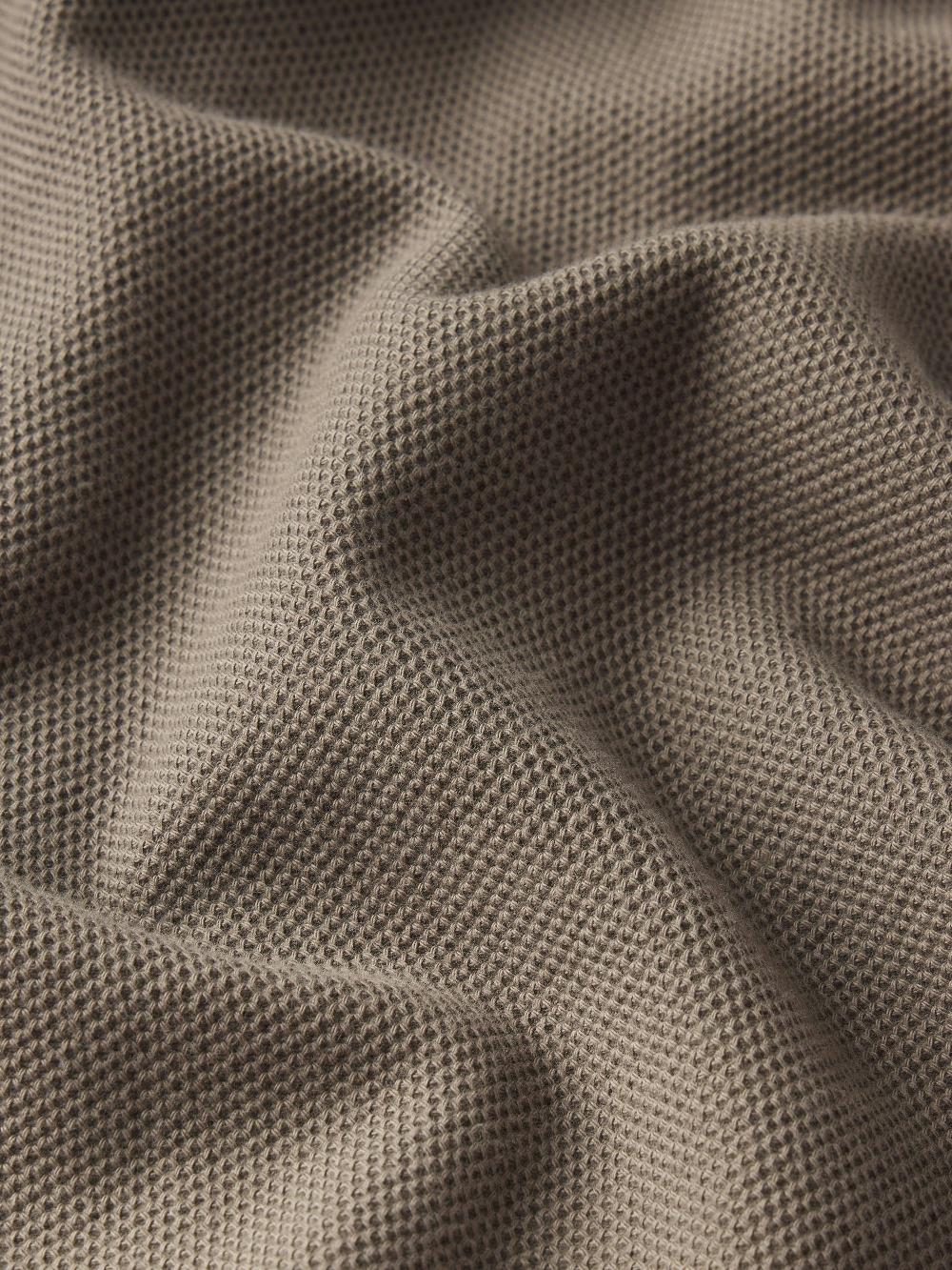 Frame Jacquard Short Sleeve Relaxed Shirt In Dark Sage