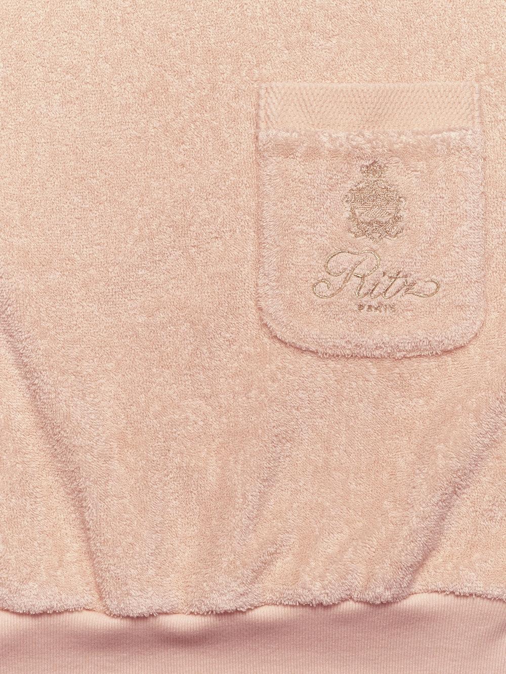 Frame Ritz Women's Terry Cropped Sweatshirt In Ritz Pink