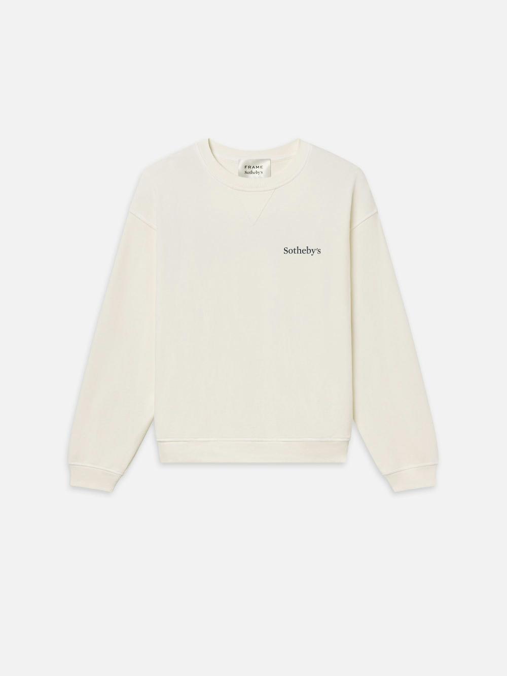 frame Sotheby's Unisex Crewneck Sweatshirt in Cream