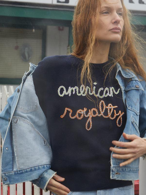 franca American Royalty Crewneck