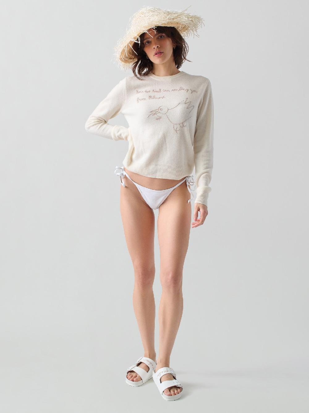 Franca Bird From Patmos Crewneck