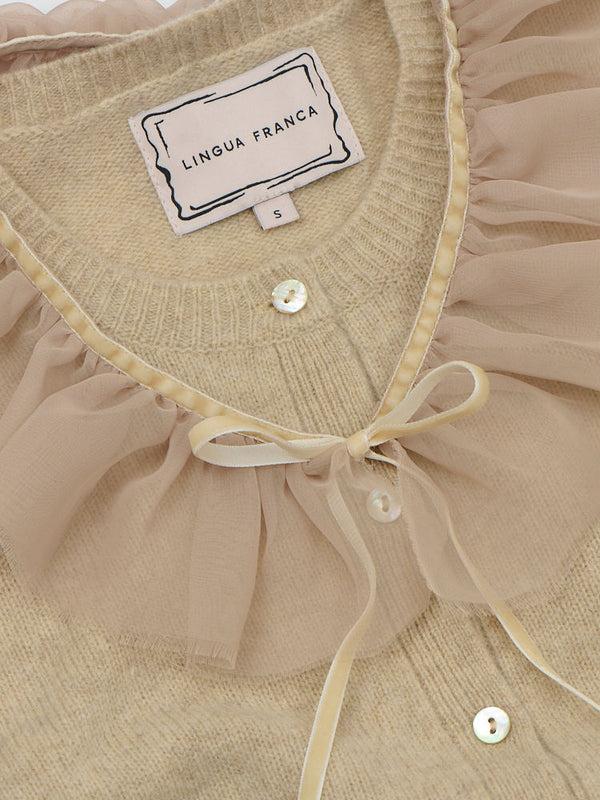 Franca Brushed Wool Cardigan