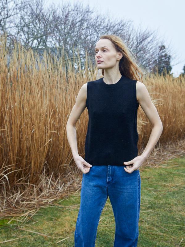 Franca Brushed Wool Vest