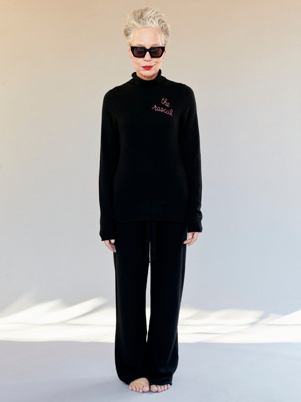 Franca Cashmere Wide Leg Pant