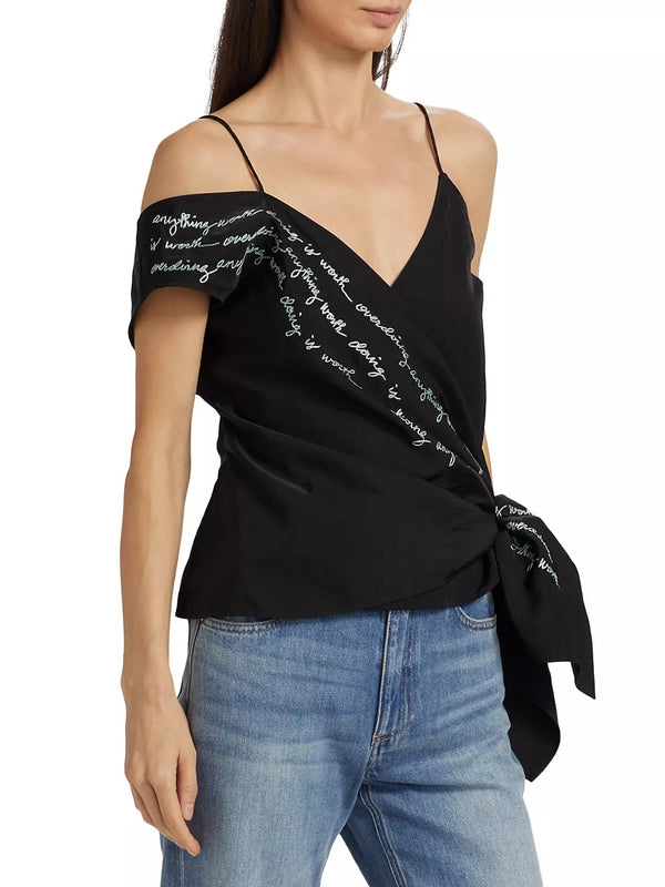 Franca Donna Wrap Top