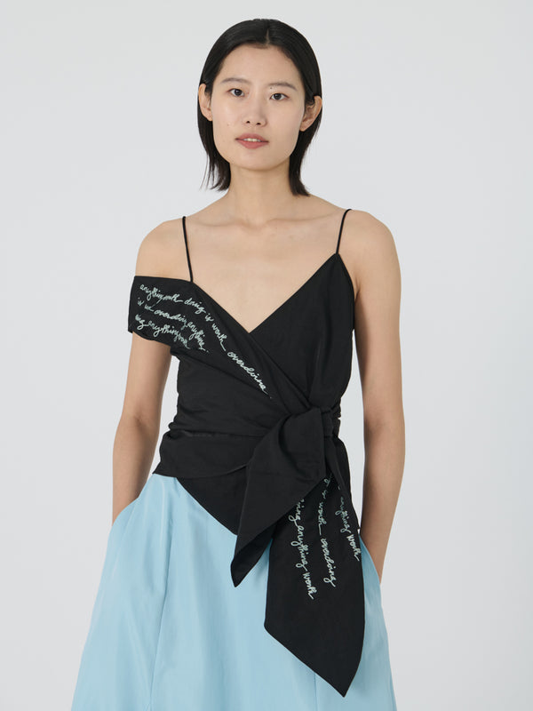 franca Donna Wrap Top