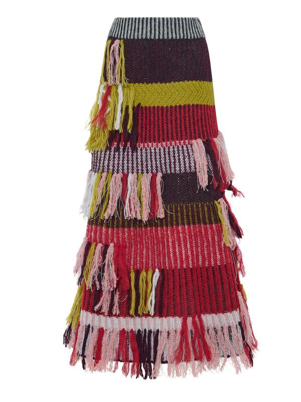 Franca Goldie Fringe Skirt