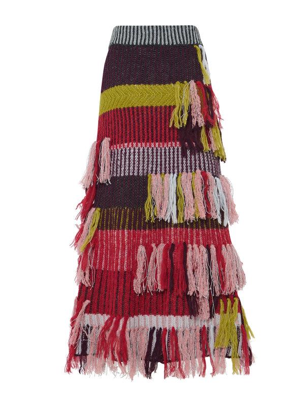 Franca Goldie Fringe Skirt