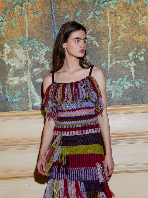 franca Goldie Fringe Top