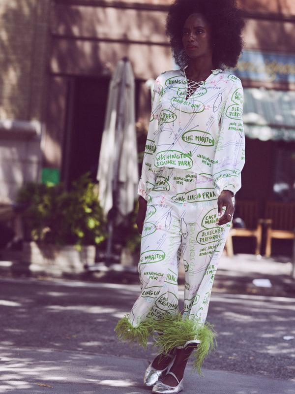 Franca Hudson Silk Popover