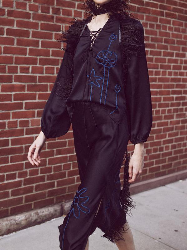 Franca Hudson Silk Skirt