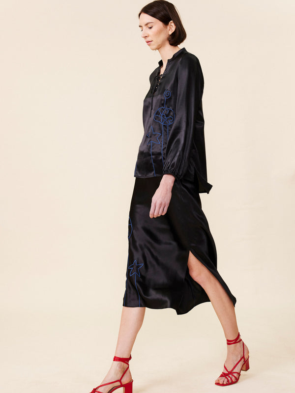 Franca Hudson Silk Skirt