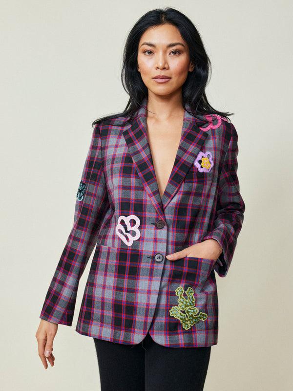 Franca MacPherson Tartan Blazer