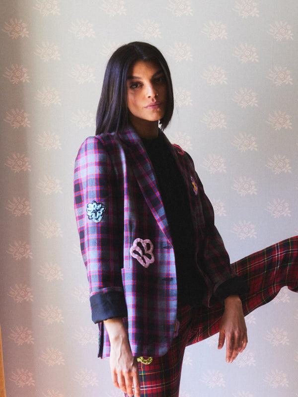 Franca MacPherson Tartan Blazer