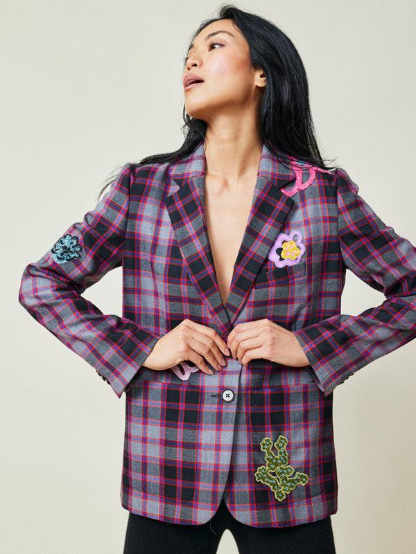 franca MacPherson Tartan Blazer