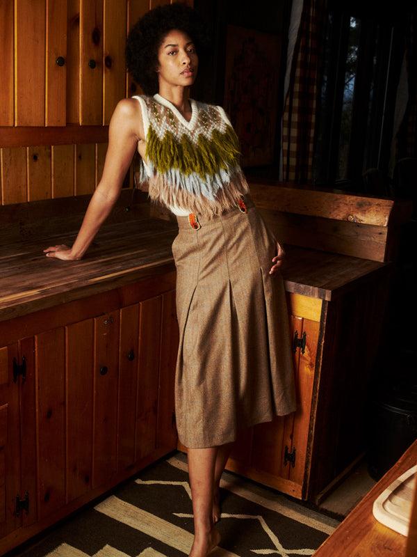 franca Mariel Fluffy Vest