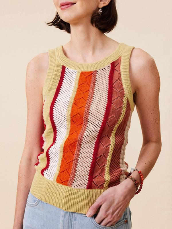 franca Merrill Striped Tank