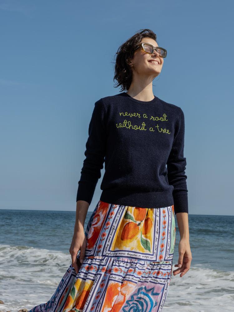 Franca Never A Root Crewneck
