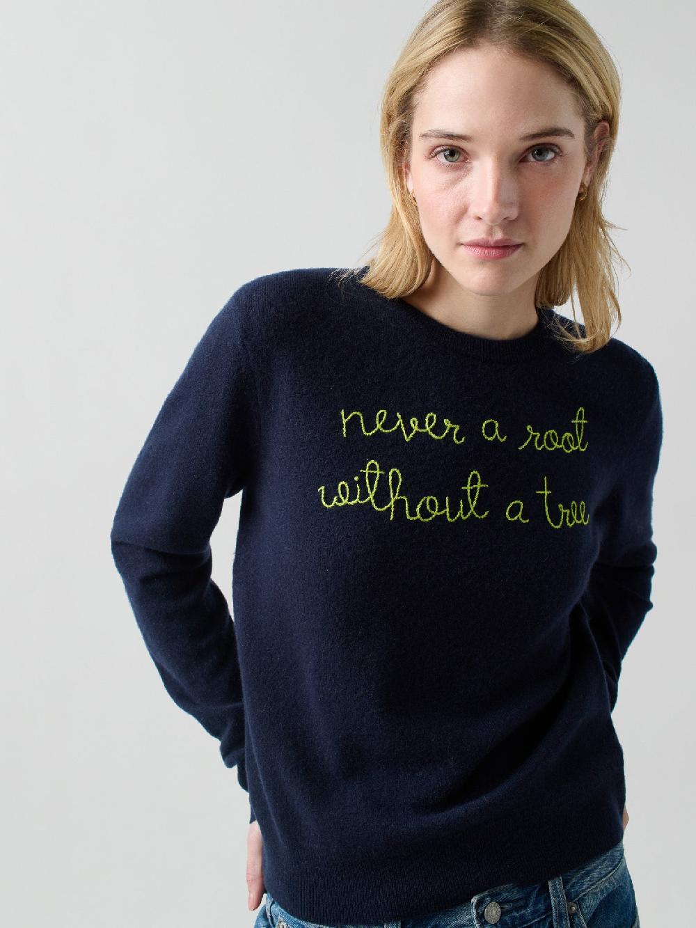 franca Never A Root Crewneck
