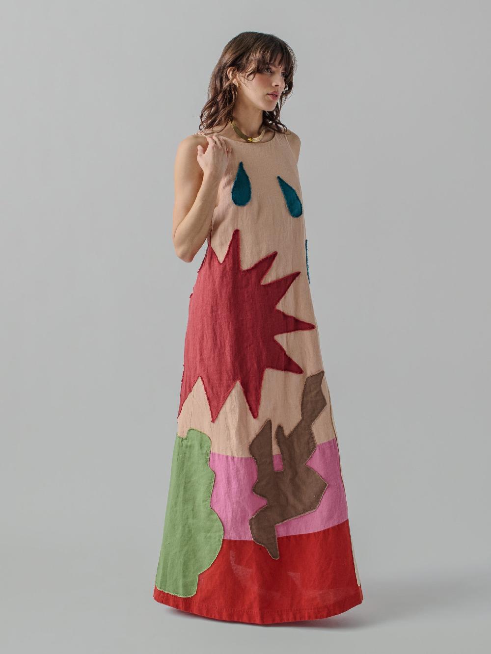 franca Patmos Patch Dress