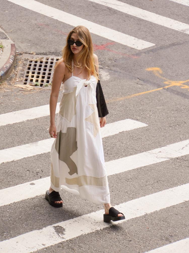 franca Patmos Tie Dress