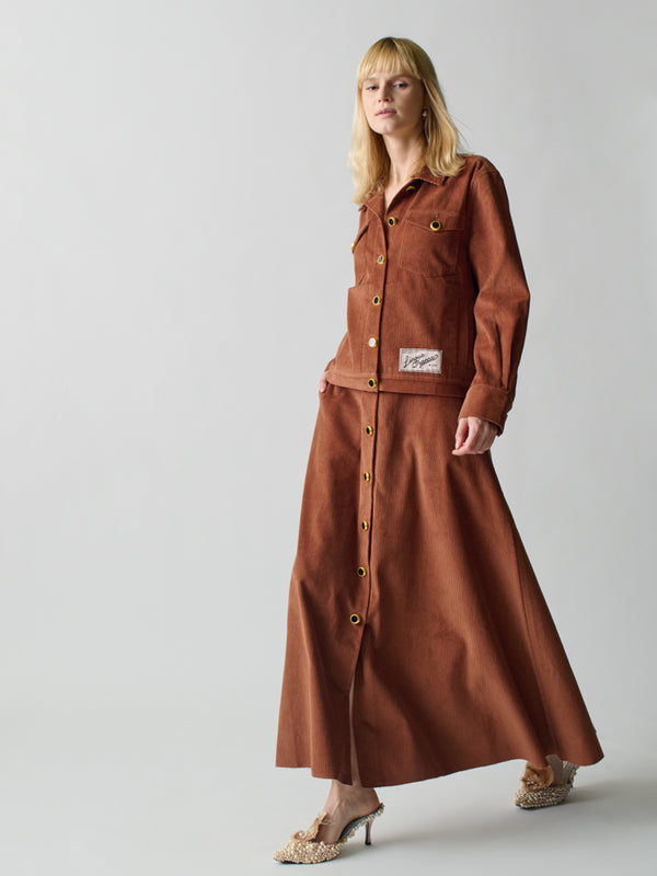 Franca Radziwill Corduroy Skirt