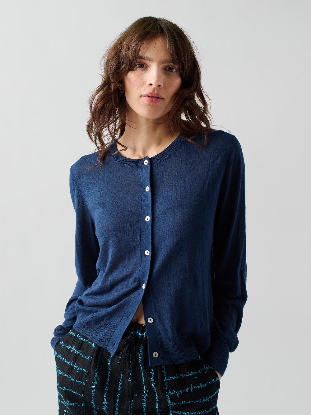 Franca Silk Blend Cardigan