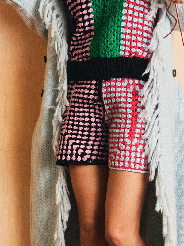 franca Simko Crochet Shorts