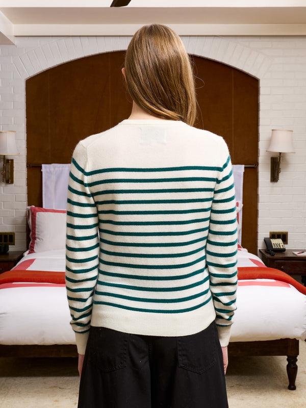 Franca Stripe Crewneck