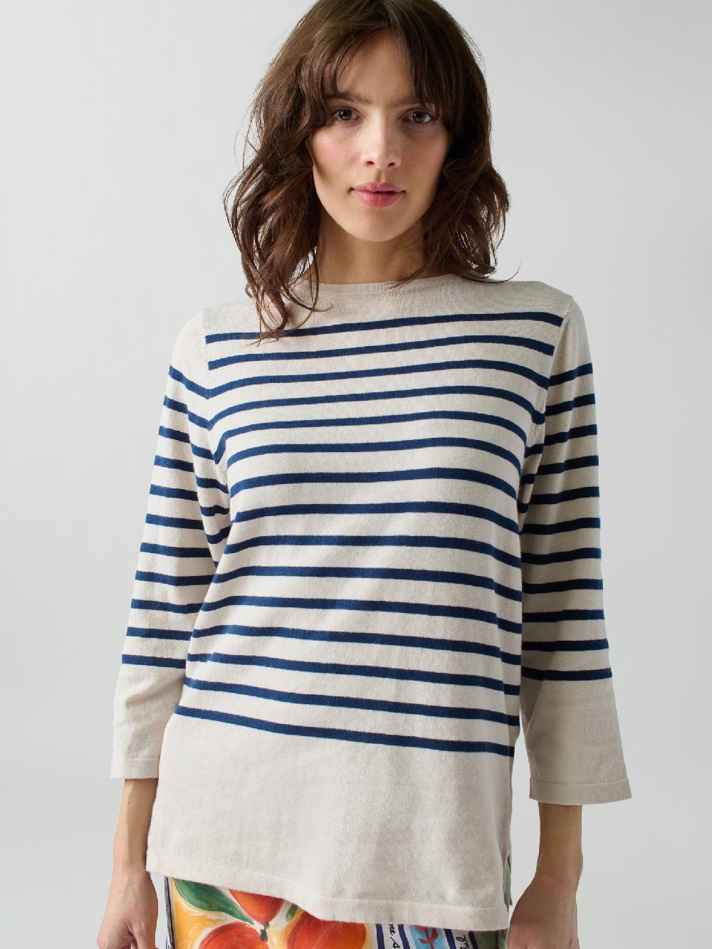 Franca Striped Boatneck