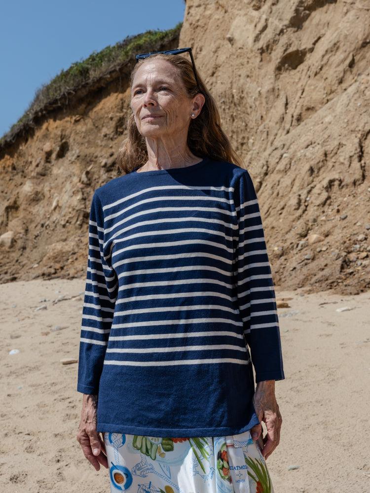 Franca Striped Boatneck