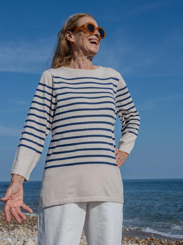 Franca Striped Boatneck