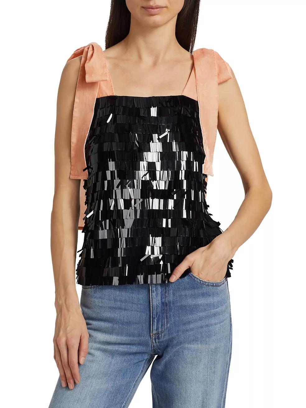 Franca Tina Sequin Top