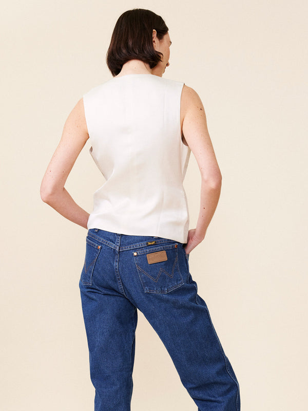 Franca Waverly Linen Vest