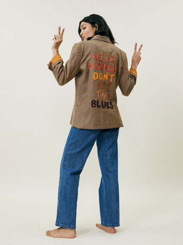 Franca Wild Women Blazer Tan