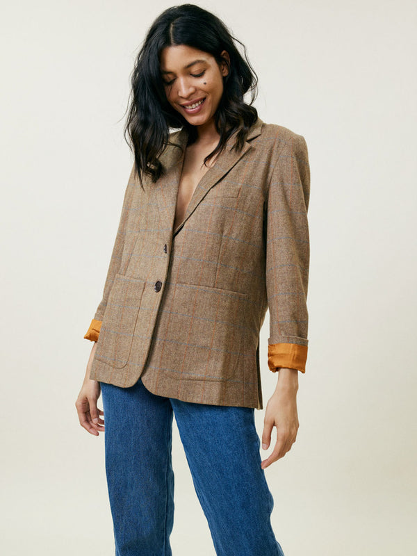 Franca Wild Women Blazer Tan