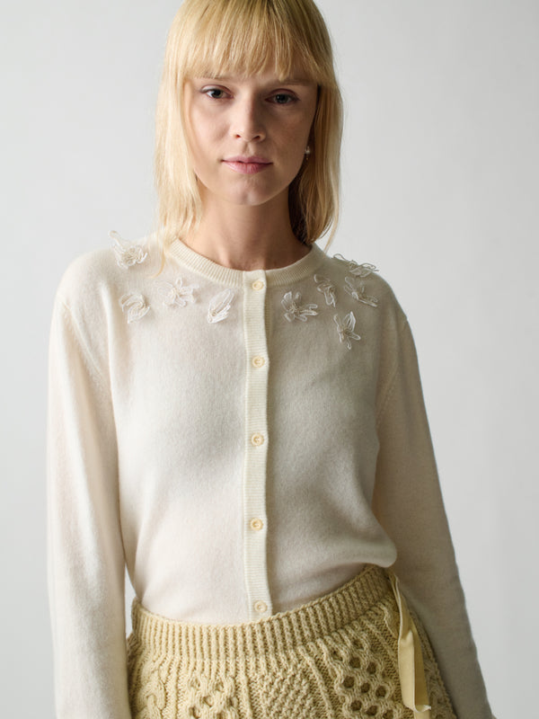 franca Wire Daisy Cardigan