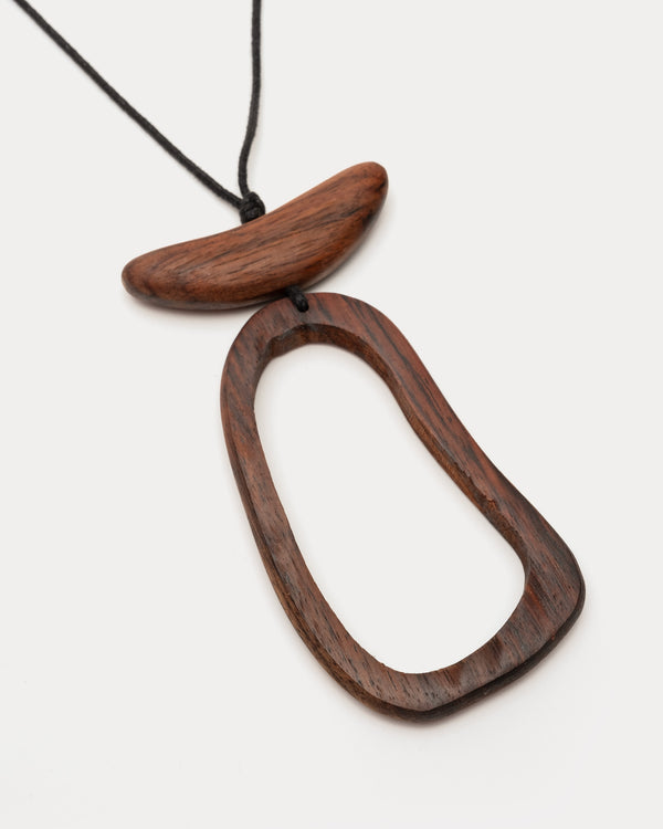 Frances Valentine Adli Wood Pendant