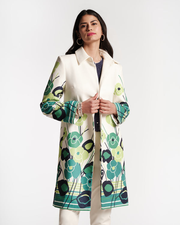 frances valentine Balmacaan Coat