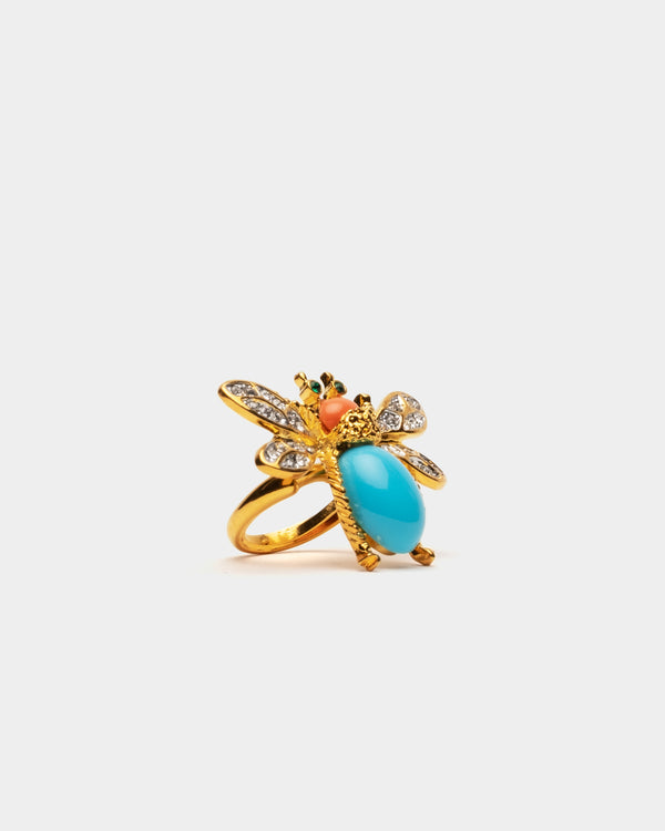 Frances Valentine Bee Ring Blue