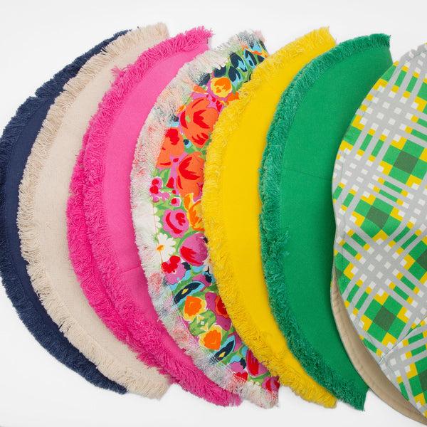 Frances Valentine Canvas Fringe Hat