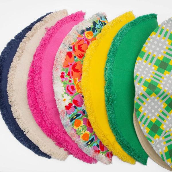 Frances Valentine Canvas Fringe Hat